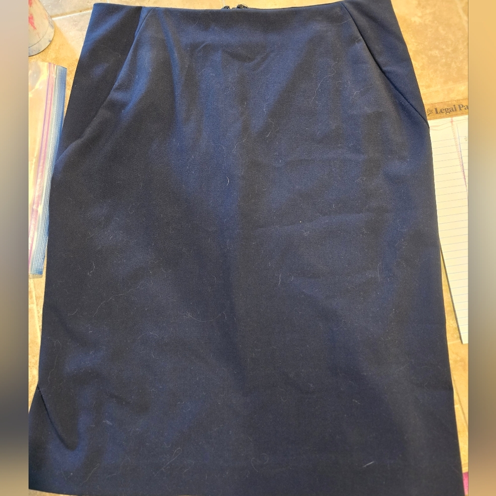 Black pencil skirt